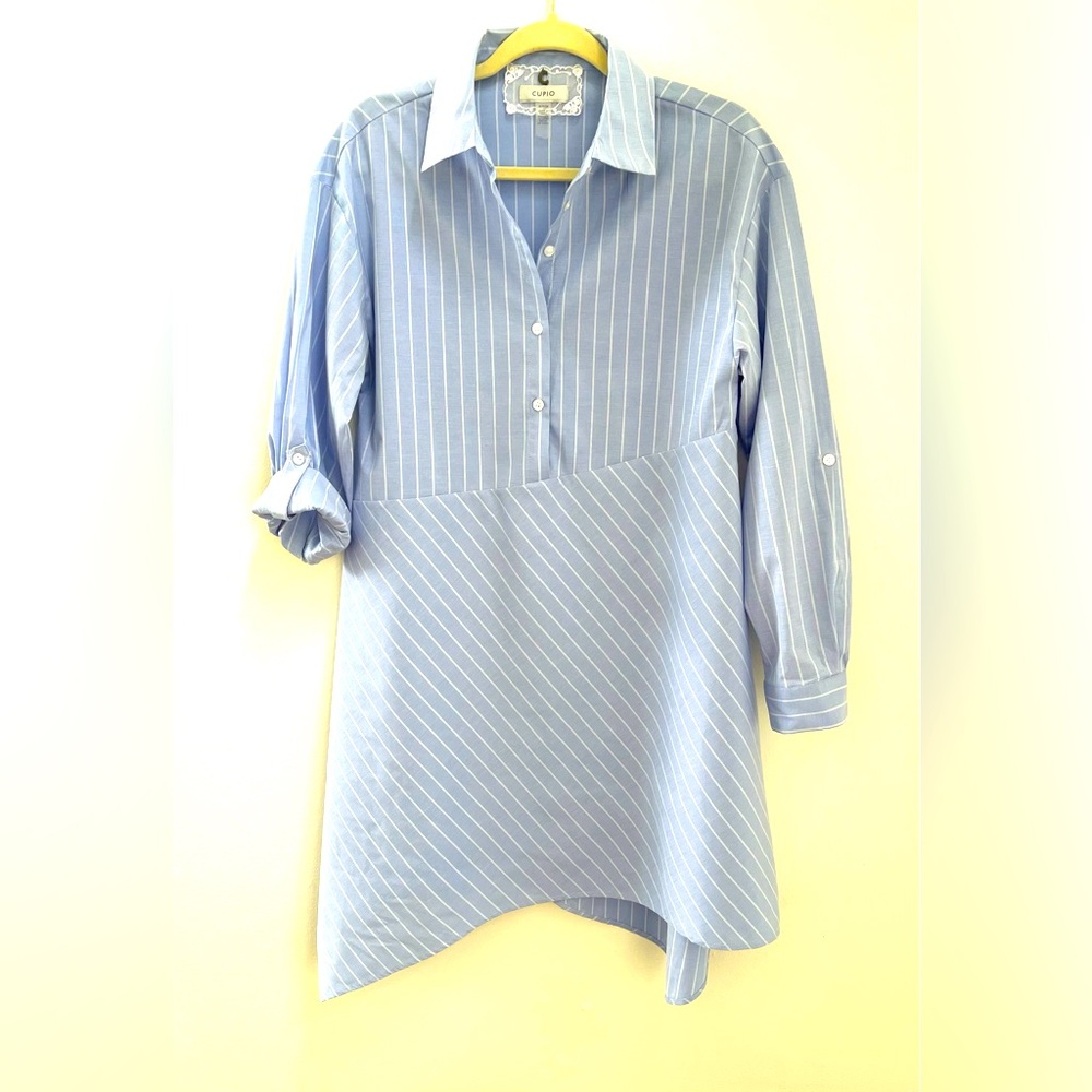 Cupio Chambray Casual Tunic Dress
